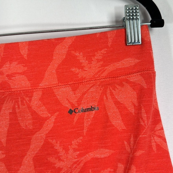 Columbia Pink Floral Stretchy Mini Skirt Small - Picture 9 of 9